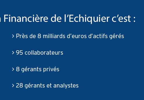 Gestion sous Mandat - La Financière de l'Echiquier Gestion sous Mandat - La Financière de l'Echiquier