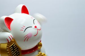 Maneki-neko, le chat japonais de la fortune